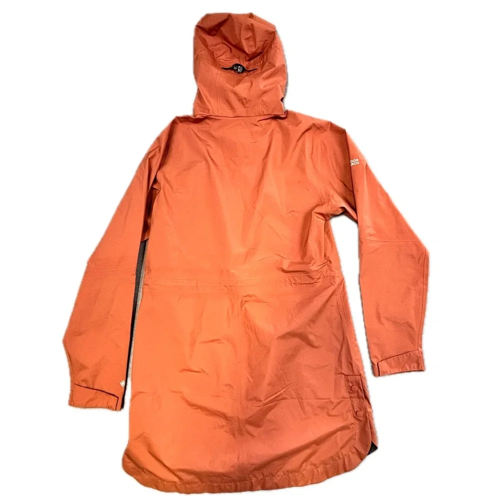 Outdoor Research Womens Aspire Trench GORE-TEX Rain Jacket Orange 287622 Small - Picture 2 of 13